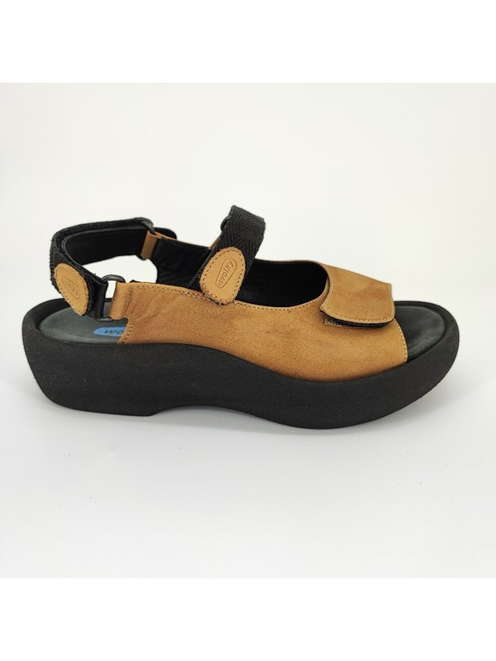 Wolky Jewel Women’s Size 7 US Sandals Comfort Leather Brown 517 3204